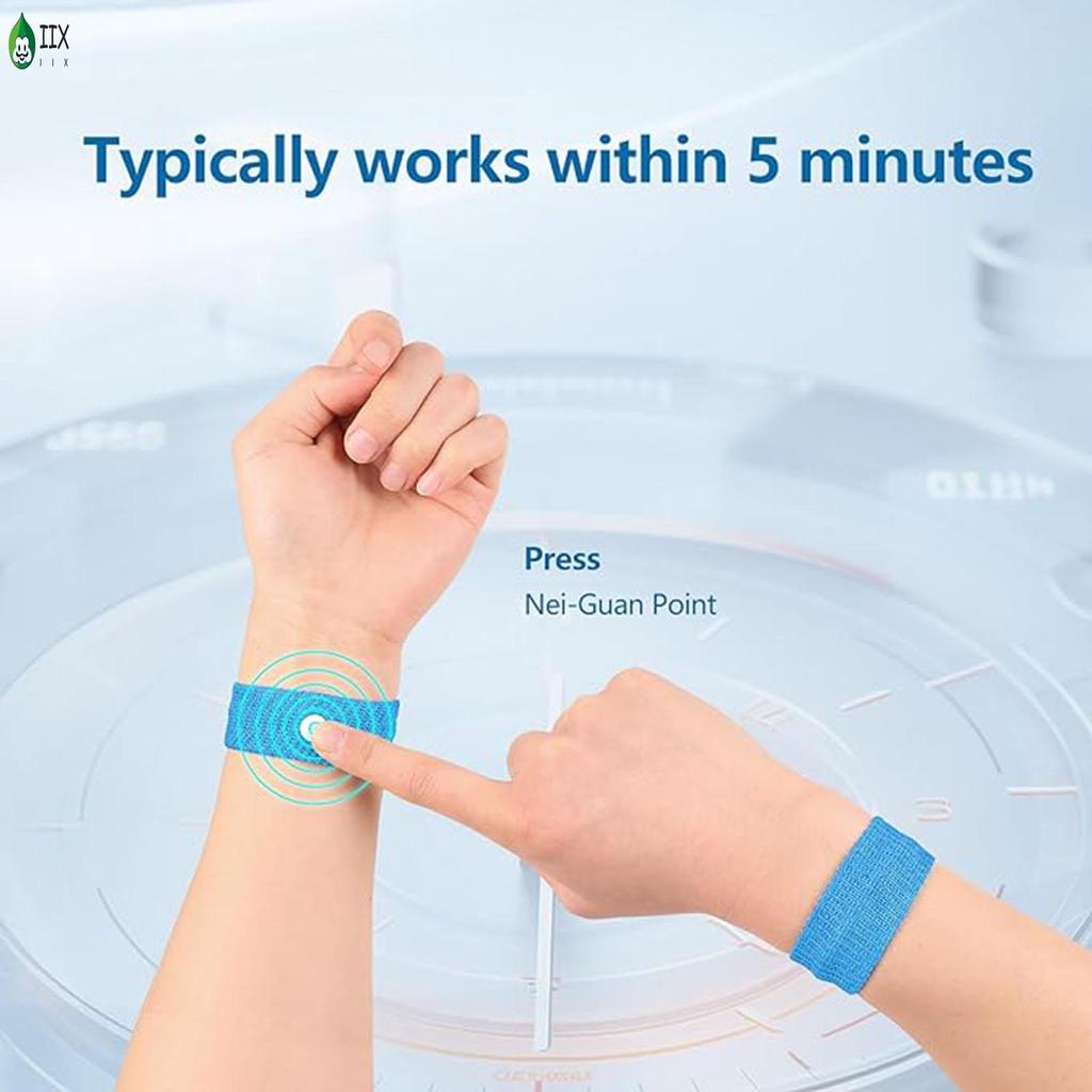 Travel Motion Sickness Relief สายรัดข้อมือธรรมชาติ Nausea Relief Dizzness และ Vomiting สําหรับ Nause
