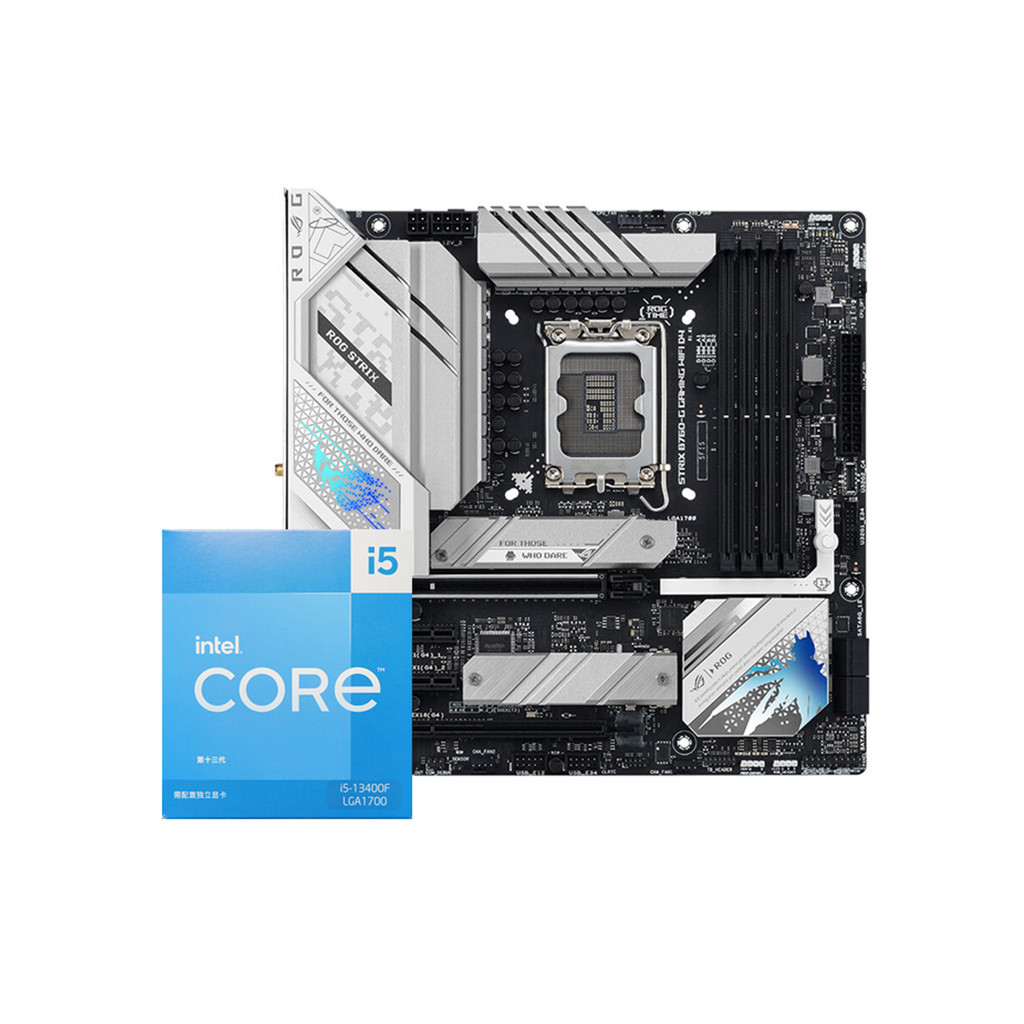 Intel 13th Generation i5 13600KF i513400F กล่องพร้อมชุด CPU เมนบอร์ด Asus MSI Z790