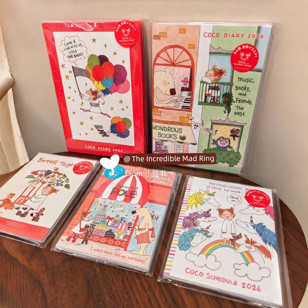 แพลนเนอร์ 2026 planner 2026 ใหม่2026 Coco sauce A6สมุดตารางหน้าสีสมุดโน้ตสมุดบันทึกสมุดโน้ตสำหรับนัก