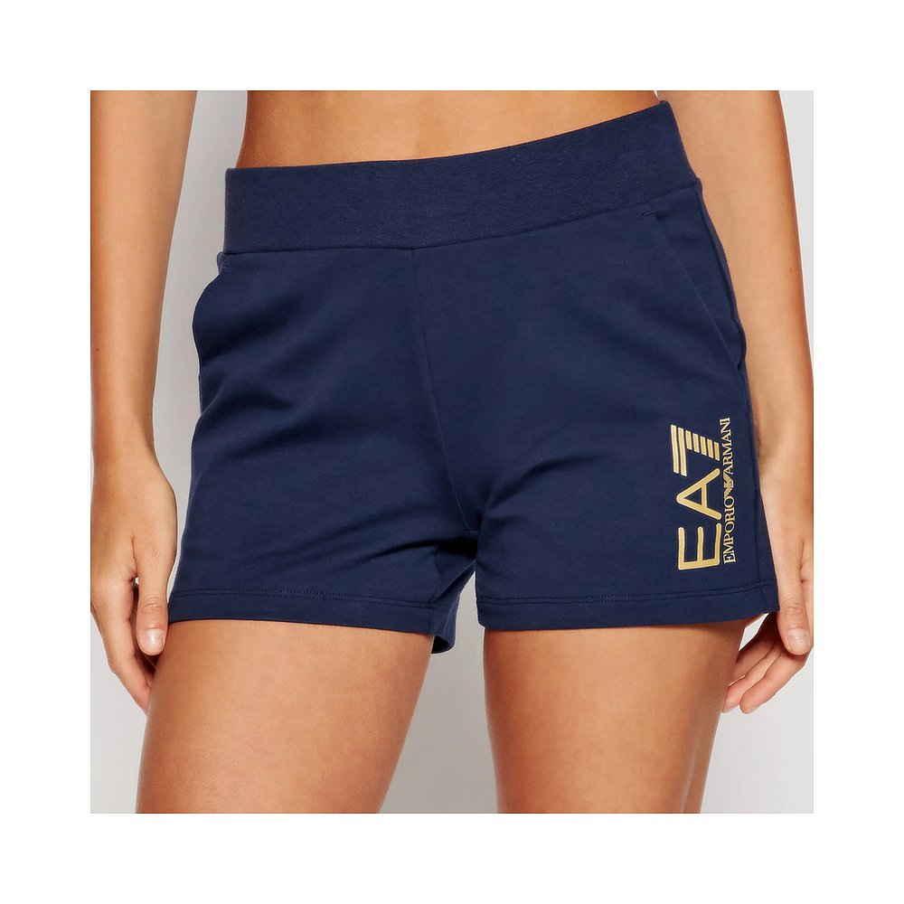 Hong Kong Direct Mail EMPORIO ARMANI Ladies Navy Blue Regular Sports Shorts 3KTS58 TJ31Z