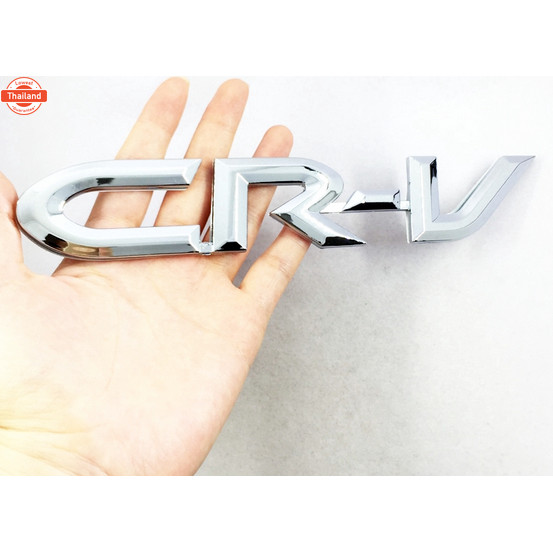 โลโก้ตัวอักษร ซีอาร์วี ฮอนด้า ติดด้านหลัง CRV Logo Auto Car Trunk Lid Emblem Badge Sticker For Honda