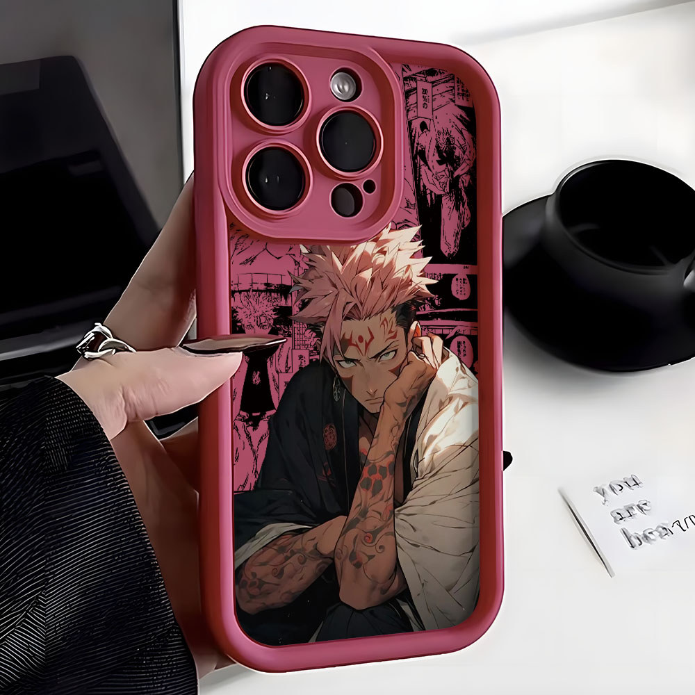 Jujutsu Kaisen Tattoo Ryomen Sukuna สําหรับ Apple iPhone 17 Air 16 16e 15 14 13 12 Mini 11 Pro Max X