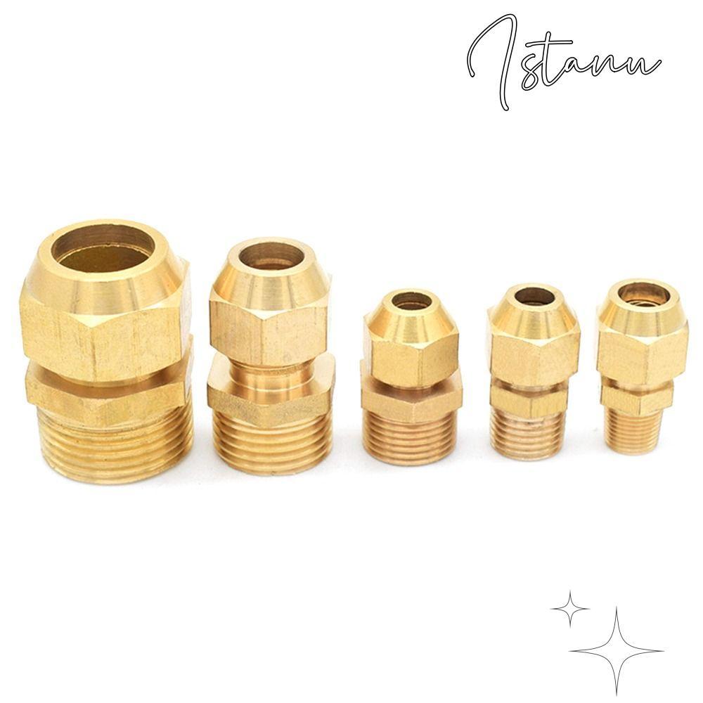 SISTANU ข้อต่อท่อ, F/M ทองเหลืองท่อ Barb, ทนทานชาย/หญิงด้าย OD 6-10 มม. 1/8" 1/4 "3/8" 1/2 "Coupler 