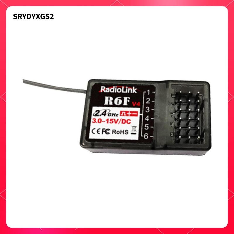 [Srydyxgs2] 2.4G 6 ช่อง R6F ตัวรับสัญญาณ 3V-12V สําหรับ RC6GS V2/RC4GS V2/RC6GS RC4G T8FB