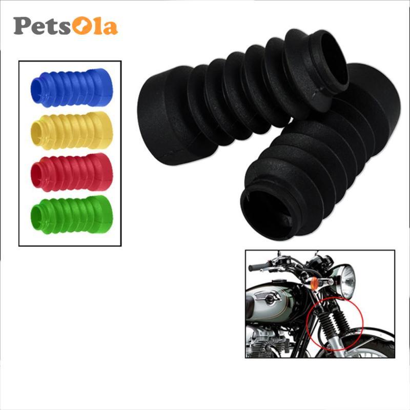 [Koolsoo2] Motorcycle Fork Boots Shock Covers Rubber Front Shock Damping for CR CRF Dirt Bike Univer