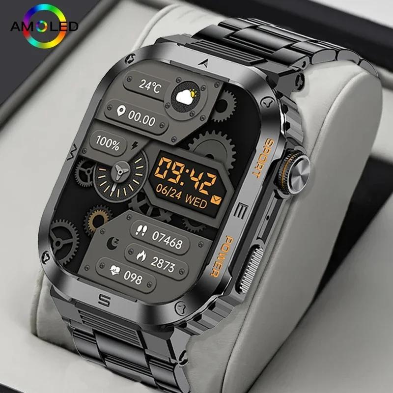 LIGE Smartwatch 100+ IP68 การเชื่อมต่อบลูทูธกันน้ําทนทานสําหรับ Android และ IOS Smartwatch Men