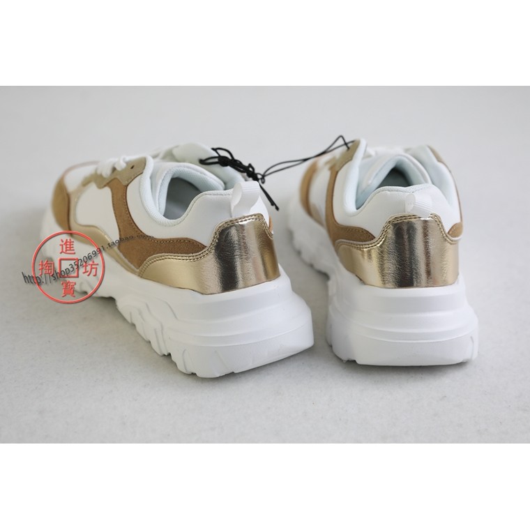 G119 1025DM พิเศษ/ลําลอง Laced-Up Design ผู้ชายผู้หญิง PU หนังกีฬารองเท้าวิ่งจ๊อกกิ้ง