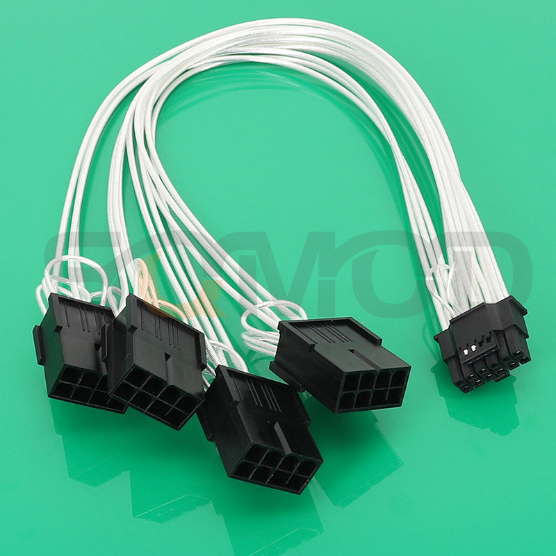 PCIE507-16Pin 12+4 PCI-E 5.0 สายไฟ 16Pin ไปยังกราฟิกการ์ด 8Pin สาย 8PINX4 ถึง 16PIN RTX3080ti 3090FE