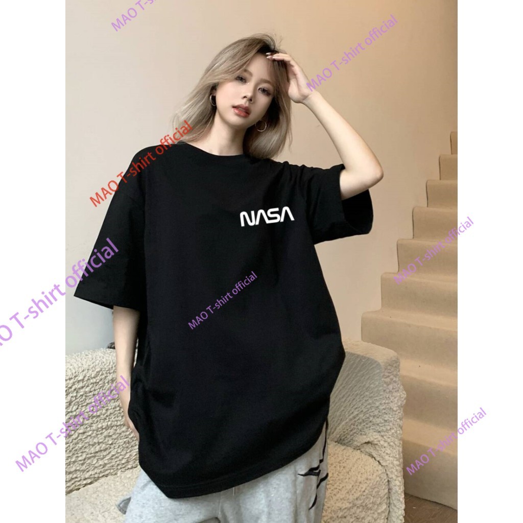 COD✅ แบรนด์อินเทรนด์หลวมขนาดใหญ่ผ้าฝ้ายแขนสั้นเสื้อยืดฤดูใบไม้ผลิและฤดูร้อนที่เรียบง่ายและหลากหลายสำหรับผู้ชายและผู้หญิง