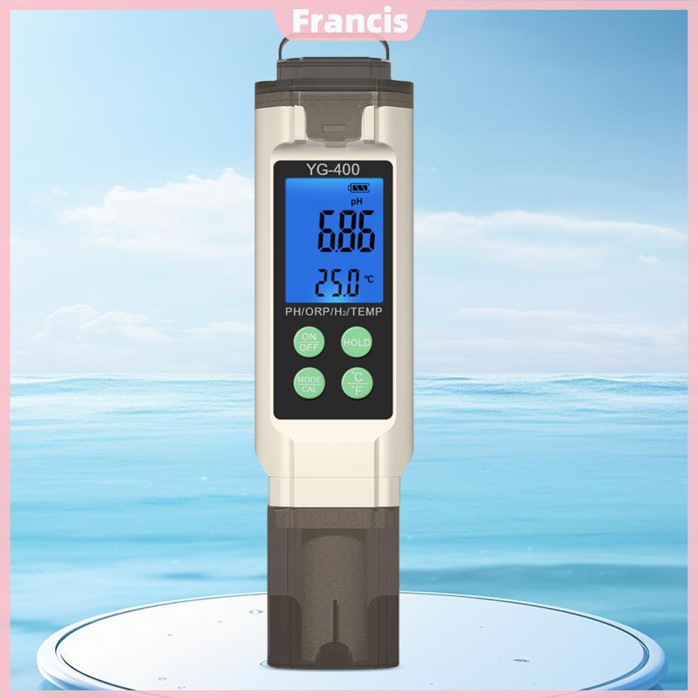 4 in 1 Digital Water Tester ORP/H2/PH เครื่องวัดอุณหภูมิเครื่องทดสอบคุณภาพน้ําแบบดิจิตอลสําหรับน้ําด