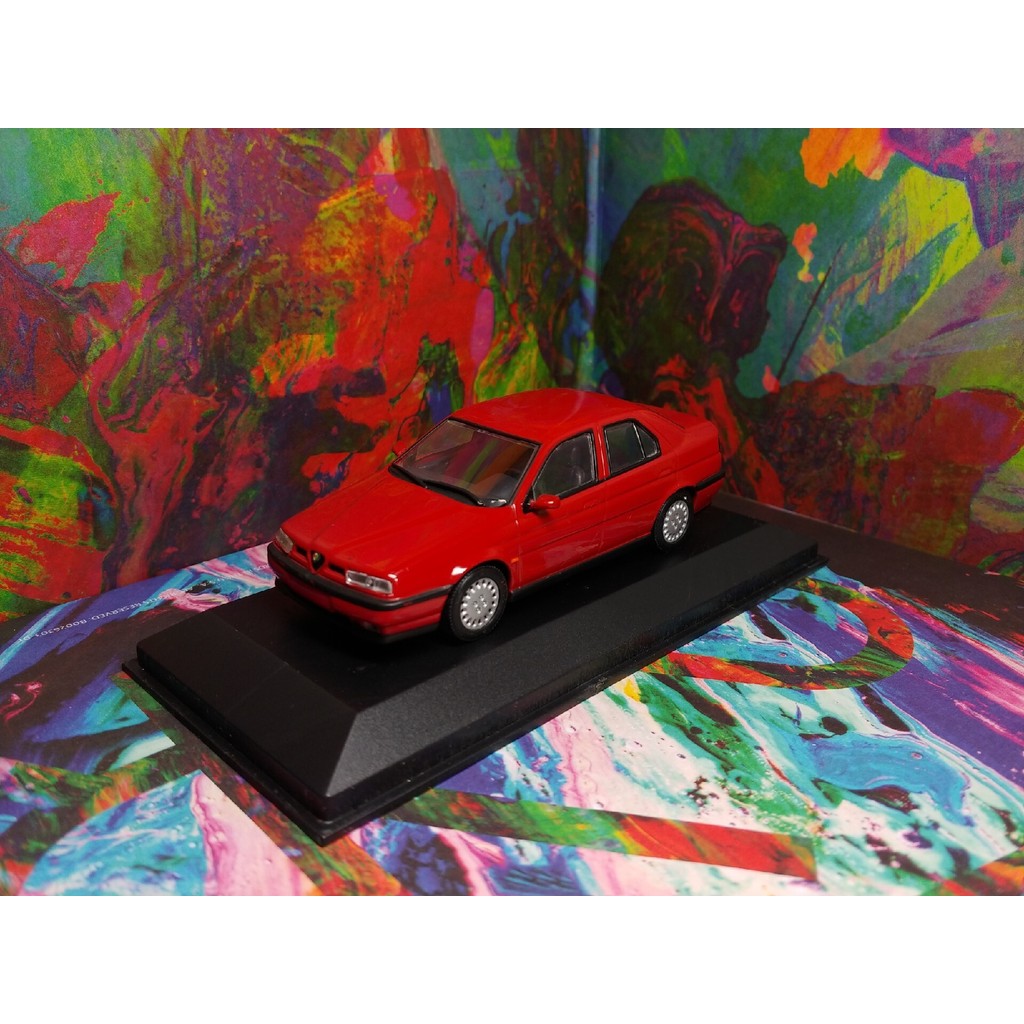 ข้อเสนอพิเศษ Mini Cut Alpha Romeo 155 ซีดาน Alpha Red 1992 1/43 Minichamps Alfa Romeo 155 1992 Rosso