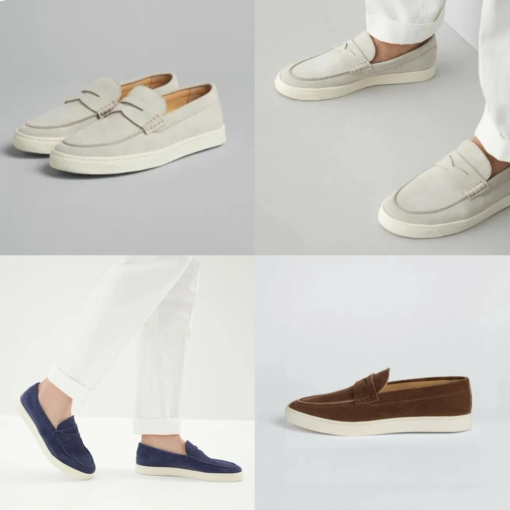 【ก่อนสั่งสอบถาม】ราคา5300 BUC Ori Loafers รองเท้าโลฟเฟอร์  หนังวัว Size39-44