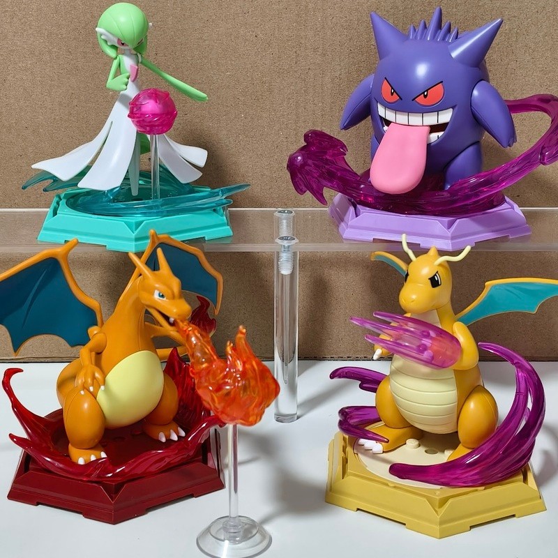 ต้นฉบับKeepleyประกบ Charizard Gengar dragonite Garchomp Garevoir Pokemon Building Block Assemblyรุ่นอะนิเมะ