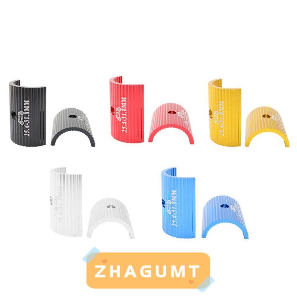 ZHAGUMT366KB การแปลงแฮนด์จักรยาน, 5 สี Shim 25.4mmTo31.8mm จักรยาน Spacer Conversion, 31.8 มม.ถึง 35 มม.อลูมิเนียมอัลลอยด์รูรับแสงปรับอะแดปเตอร์