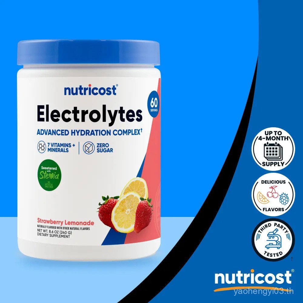 Nutricot Electrolytes Powder - ความชุ่มชื้นขั้นสูงพร้อมวิตามินและแร่ธาตุสําหรับ Optimal Hydration & Electrolyte Replenishment