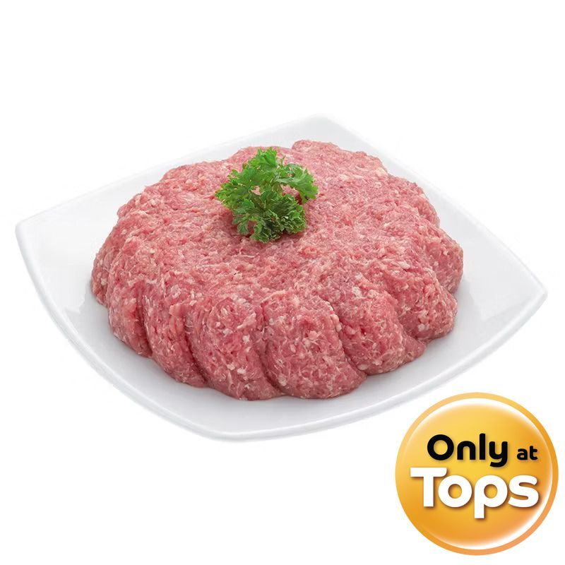 ท็อปส์หมูอนามัยบดไขมัน 40เปอร์เซ็นต์แช่แข็ง 500ก Tops Minced Frozen Hygienic Pork  40 Percent Fat 500g [0000048013352 ]