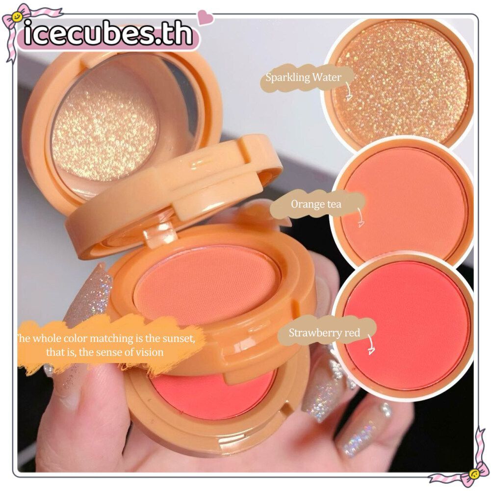 HUDAMOJI 3-in-1 Highlighter บลัชออน คอนทัวร์ และ Brightening Skin Retouching Makeup Palette