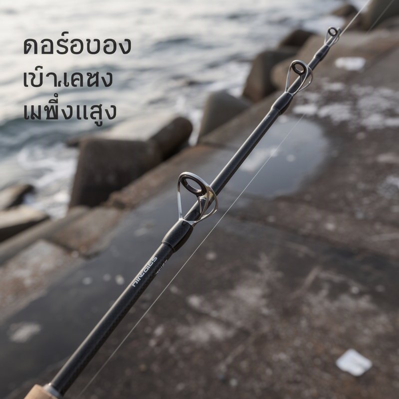 Ul Carbon Fishing Rod Ultralight แบบพกพาน้ําจืดน้ําเค็ม รูปที่ 2