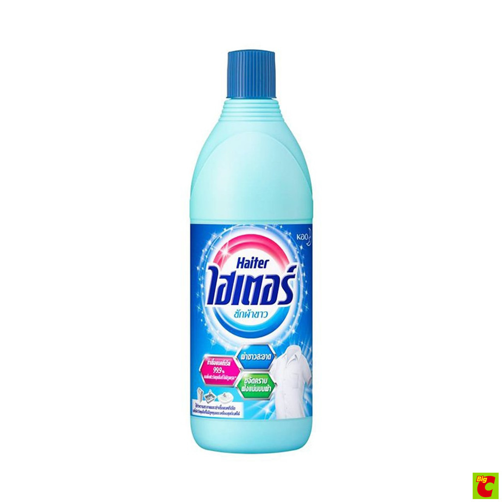 ไฮเตอร์ น้ำยาซักผ้าขาว (ขวดสีฟ้า) 600 มล.