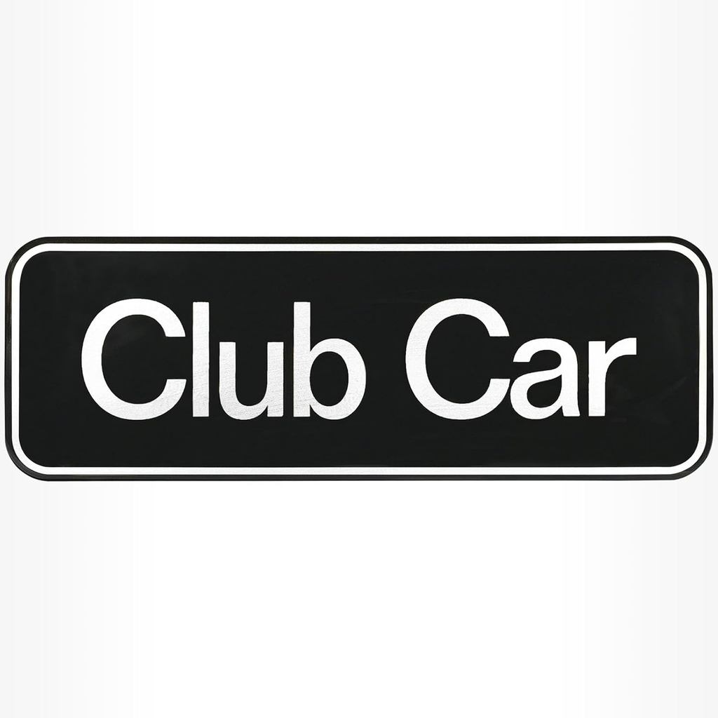 DRIVE UP แผ่นชื่อสําหรับ Club Car Tempo Emblem Golf Cart-7.72" X 2.68"