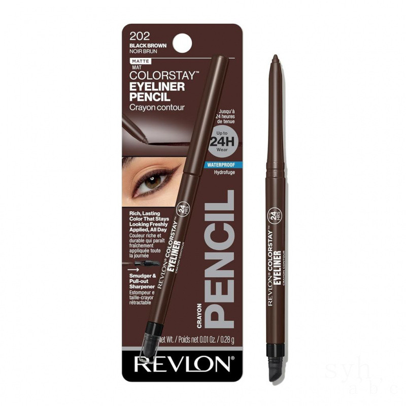 ColorStay ColorStay Waterproof Eyeliner, Anti-Smudge, มาพร้อมกบเหลาดินสอ, Ladies Christmas Gift, Bro