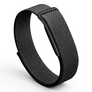 สไตล์ใหม่เหมาะสําหรับ Google Fitbit Air Nylon สายรัดถักกีฬาสายรัดข้อมือทดแทน Velcro ระบายอากาศได้