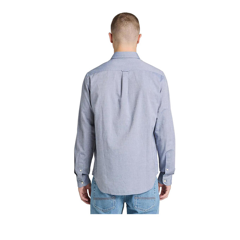 Timberland รุ่น Gale River เสื้อเชิ้ตอ๊อกฟอร์ดแขนยาว ผู้ชาย สีฟ้า — صورة 3