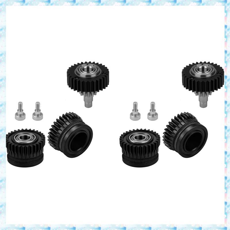 [RQMU] 2X K1C Extruder K1 เกียร์โลหะทั้งหมด Filament Drive Gear สําหรับ K1 Max Extruder เคลือบชุบสีด