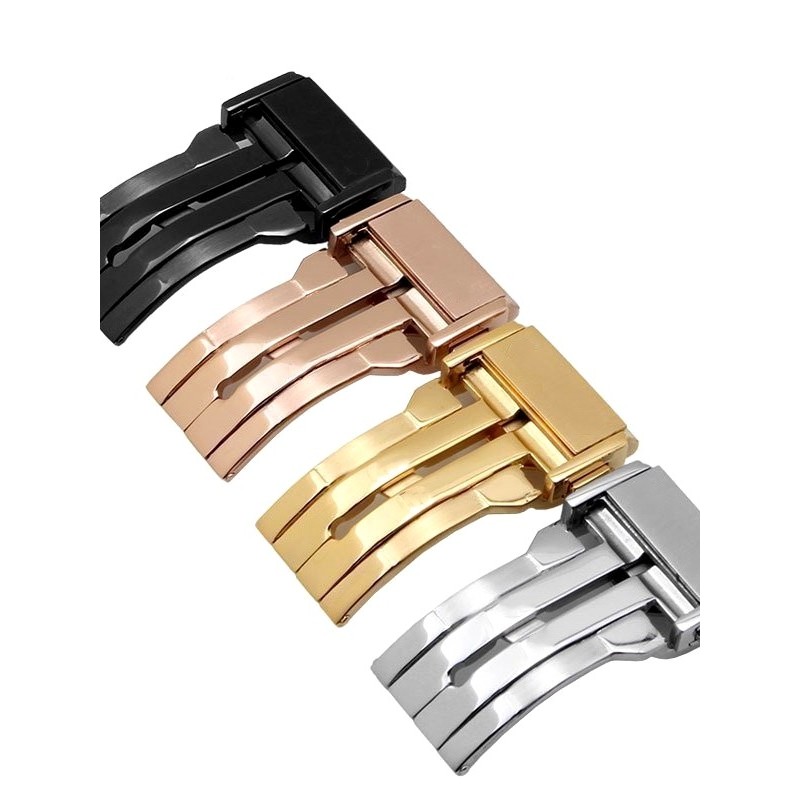 หัวเข็มขัดสแตนเลส ปรับให้เข้ากับ HUBLOT Evergrande Explosion Watch UFLOT Strap Buckle 18 20 22 24mm