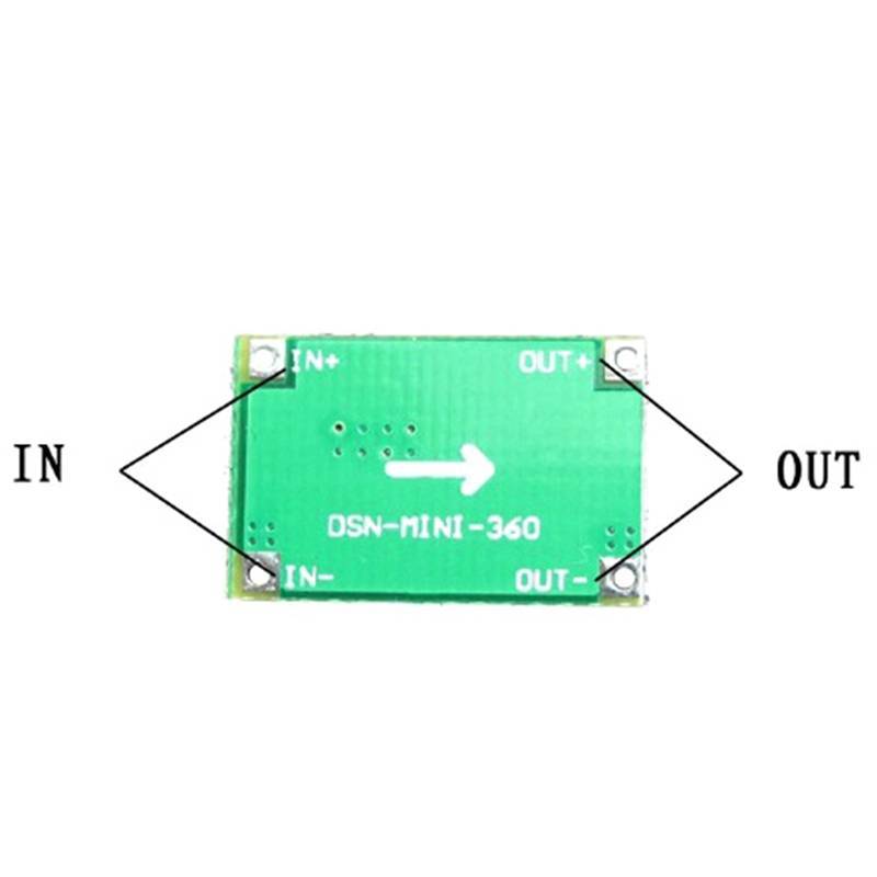H&B 3A Mini DC-DC step down converter volt regulator 5V-23V ถึง 3.3V 6V 9V 12V
 {th}