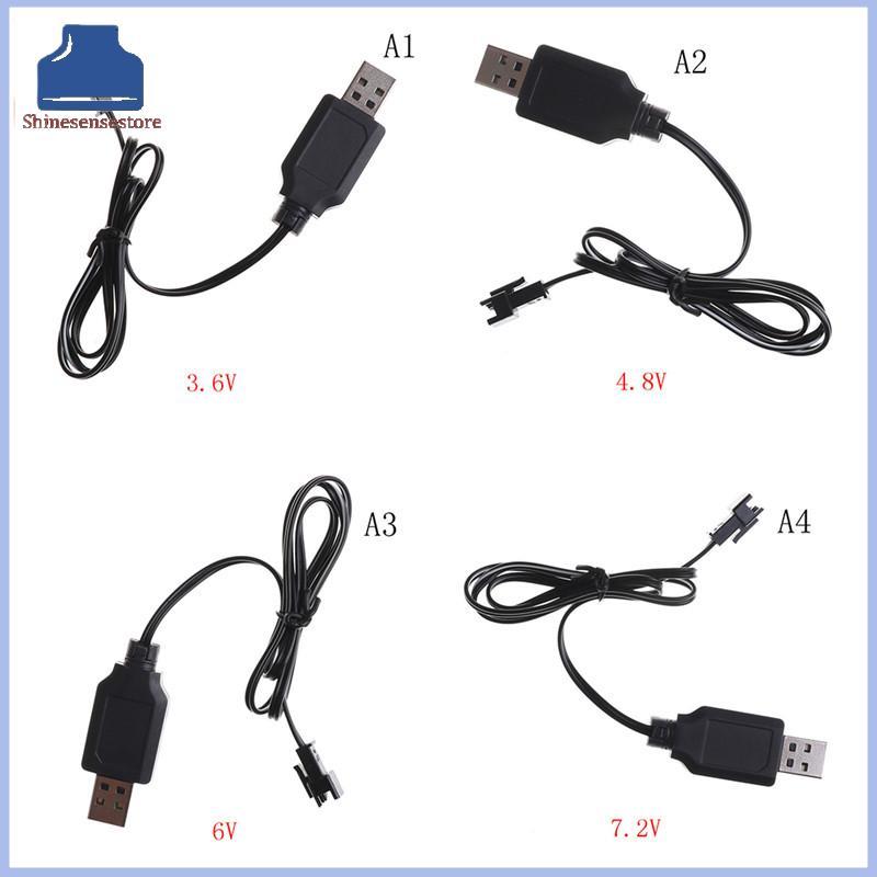 SHINE DC 3.6V-7.2V RC แบตเตอรี่ Pa USB Charger Adapter สําหรับรีโมทคอนโทรลรถ TH