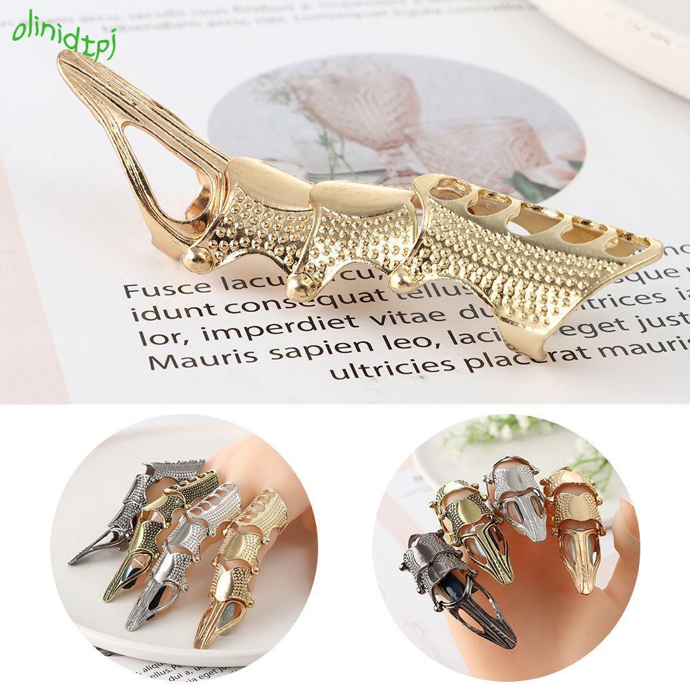 IOLINIDT Finger Claw Ring Knuckle ฮาโลวีน Rock Scroll