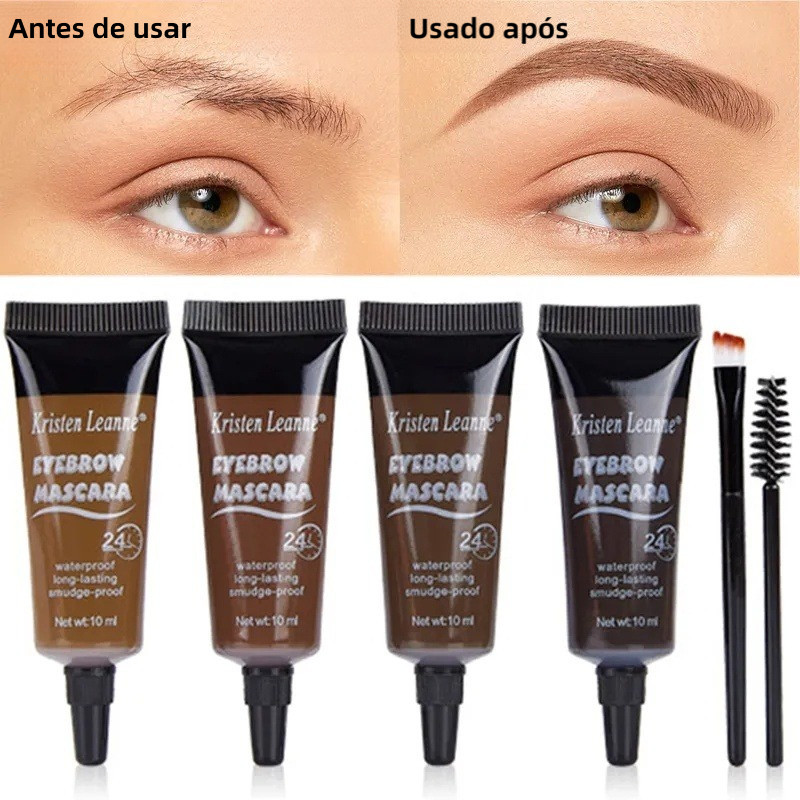 4 สีทนทาน Eyebrow Tint Long-Lasting Waterproof Liquid Cream Beautify Eyebrow Tint ผลิตภัณฑ์แต่งหน้าข