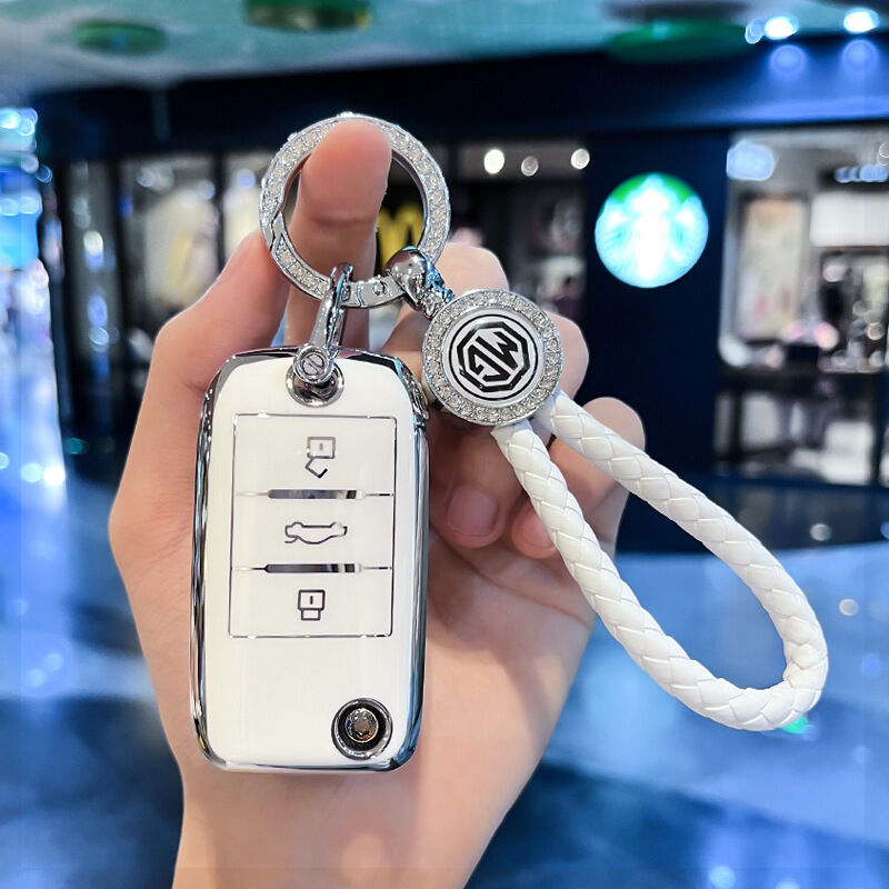 ปลอกกุญแจรถแบบพับได้สําหรับ MG, ปลอกกุญแจรถ MG EP/MG ZS, พวงกุญแจรถ mg zs, ฝาครอบ EP