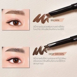 Merrezca Perfect Brow Pencil 0.05g #Brown เมอร์เรซกา ดินสอเขียนคิ้ว.