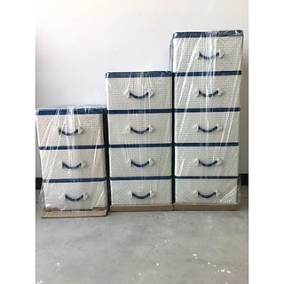 ส่งเป็นหลัง ตู้ลิ้นชักพลาสติก 3 ชั้น 4 ชั้น 5 ชั้นลายสาน
