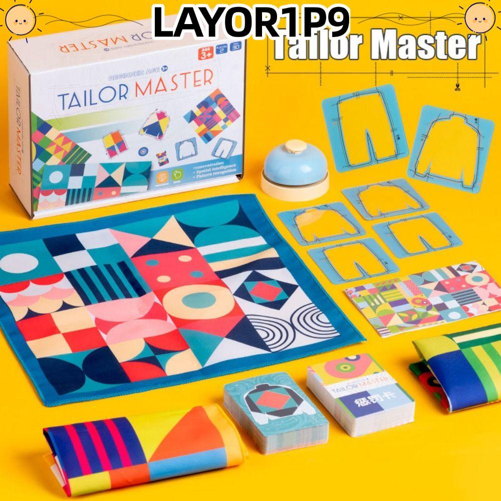 LAYOR1P9 Tailor Master Battle Game, Cognitive Game 2 person Color Shape Matching Toy, Fun ปรับปรุงโฟ