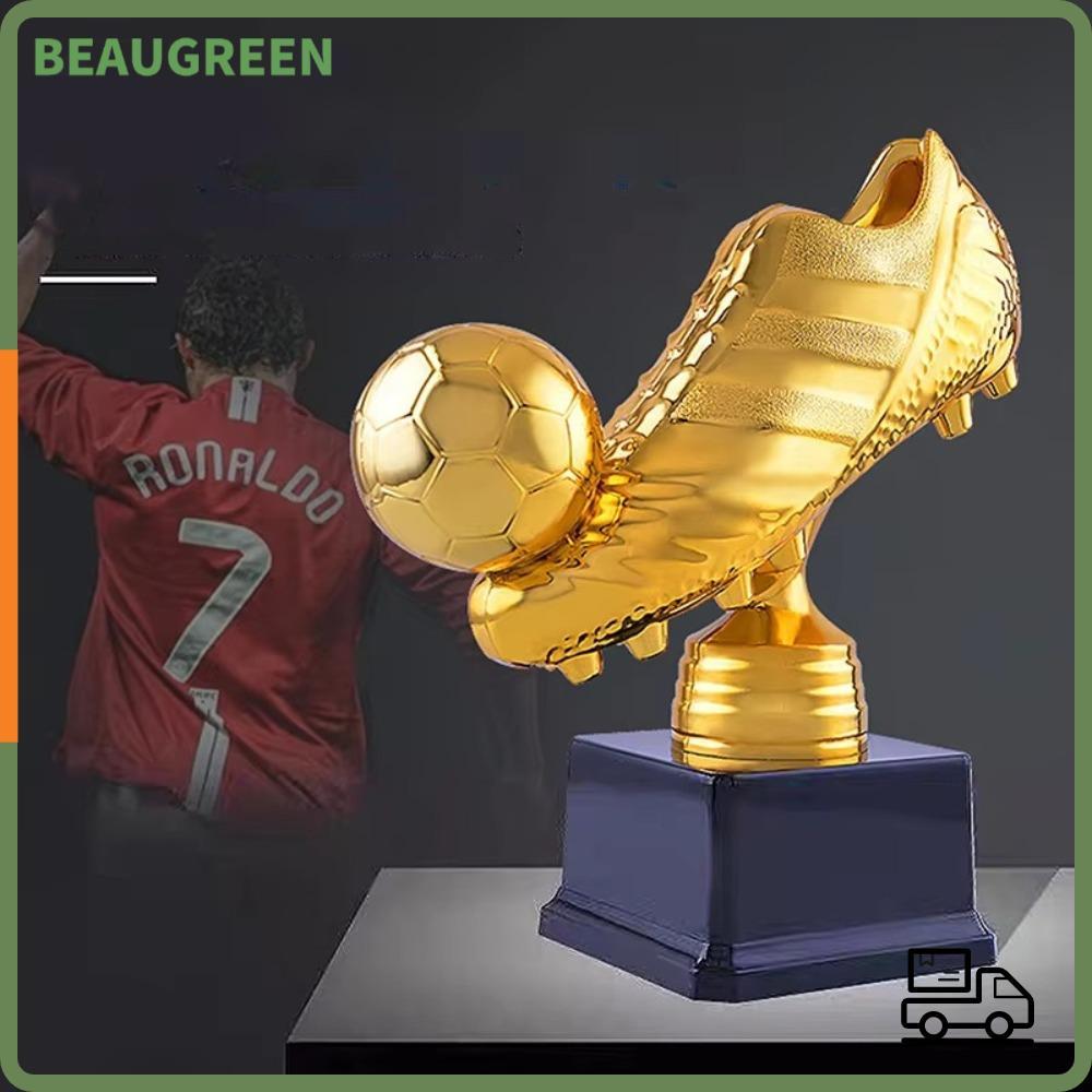 BEAUGREEN Golden Boot Award Trophy, Football Football Match Football Shoe Award, Competition Honor C