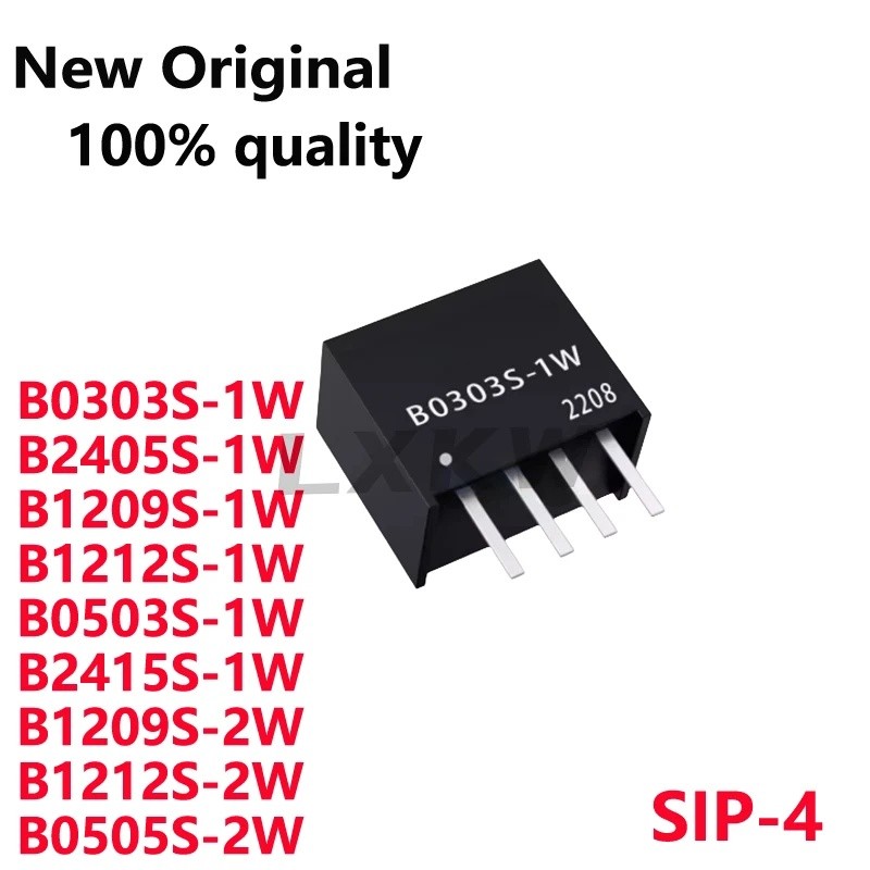 5PCS B0303S-1W B2405S-1W B1209S-1W B1209S-2W B1212S-1W B1212S-2W B0503S-1W B2415S-1W B0502W B0505S ฟ