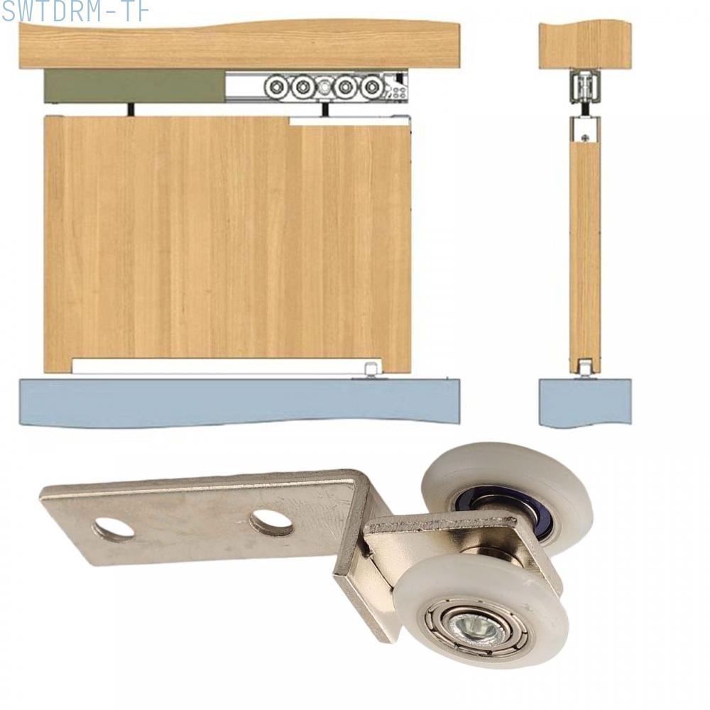 【SWTDRM】Sliding Door Hardware Efficient Two Wheel Pulley Block for Quick Setup