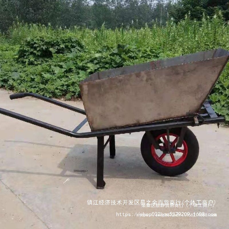 Unicycle Dump Truck Flatbed Truck Welding Trolley Unicycle รถบรรทุกทราย Double Wheel Trolley Truck