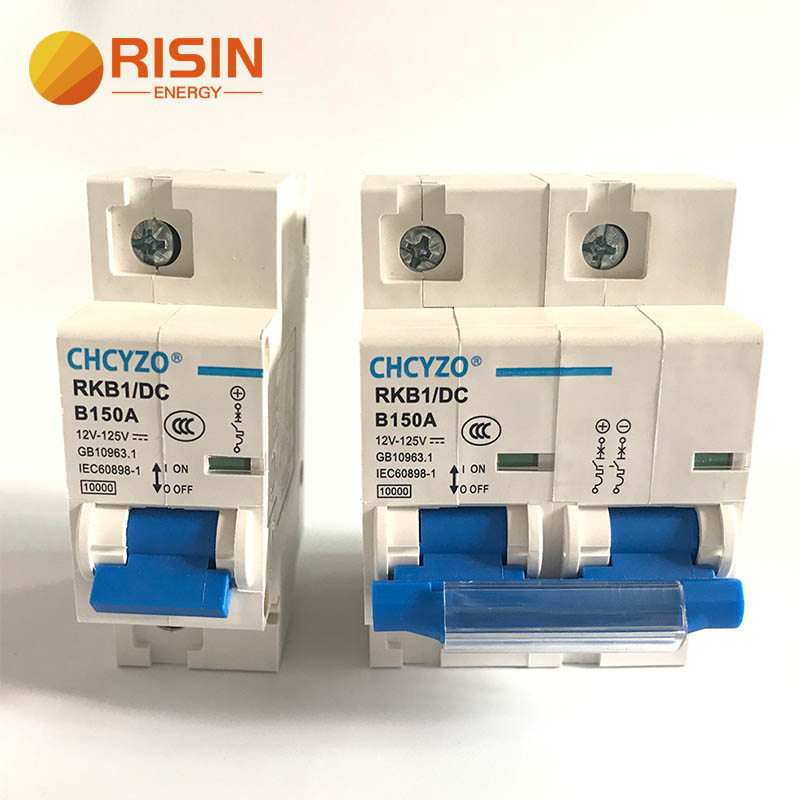 รถยนต์ไฟฟ้า 12V 24V 48V 60V 125V DC Air Switch 150A Air Switch 200A 250A
