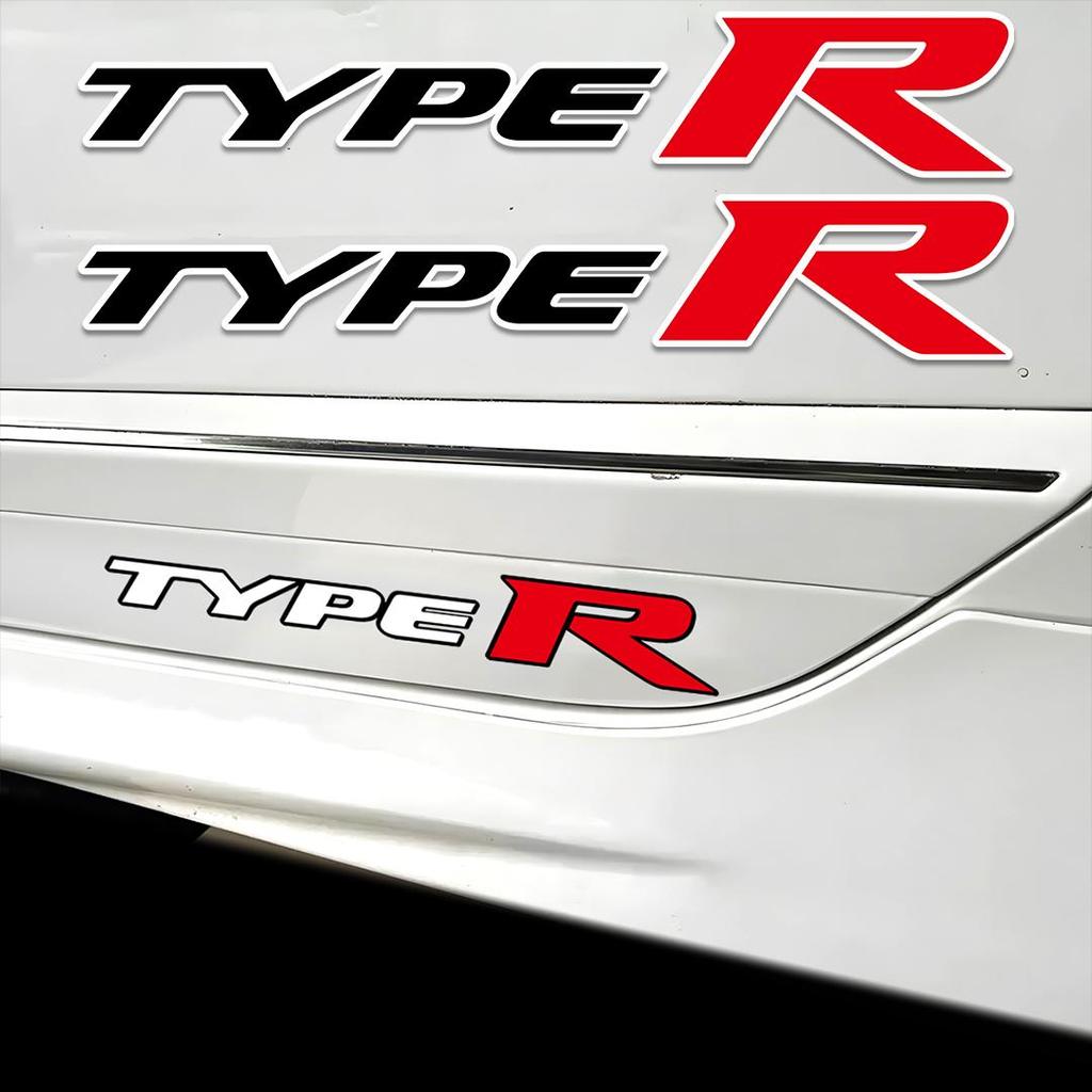 TYPE R สติกเกอร์ Accord CIVIC สติกเกอร์ไวนิลสะท้อนแสงกันน้ํา Decal FK8 FC EK9 FD2R CL7 1997-2026 อุป