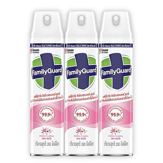 Family Guard Disinfectant Spray Fresh Floral 280ml Pack 3