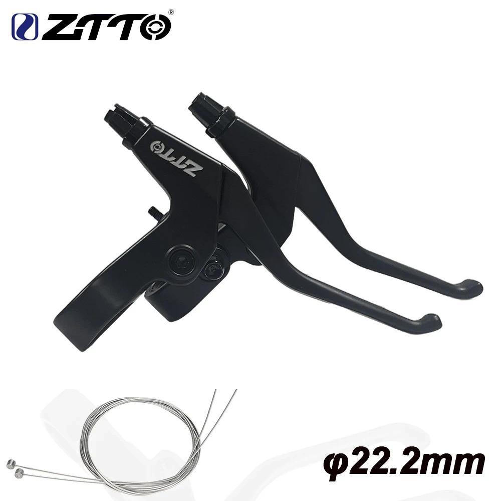 ZX ZTTO Universal MTB Road Bike Brake Lever V Brake Handle Brake 22.2mm Bicycle Hydraulic Disc Brake