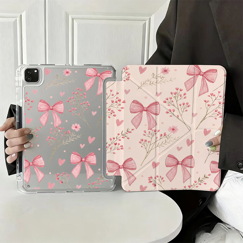 PenY-พับน่ารักโบว์สําหรับHuawei MatePad 12X 12 X Air 12 2026 2025 2024 12" LRT-W09 BKY-W09 LRT-W00 B