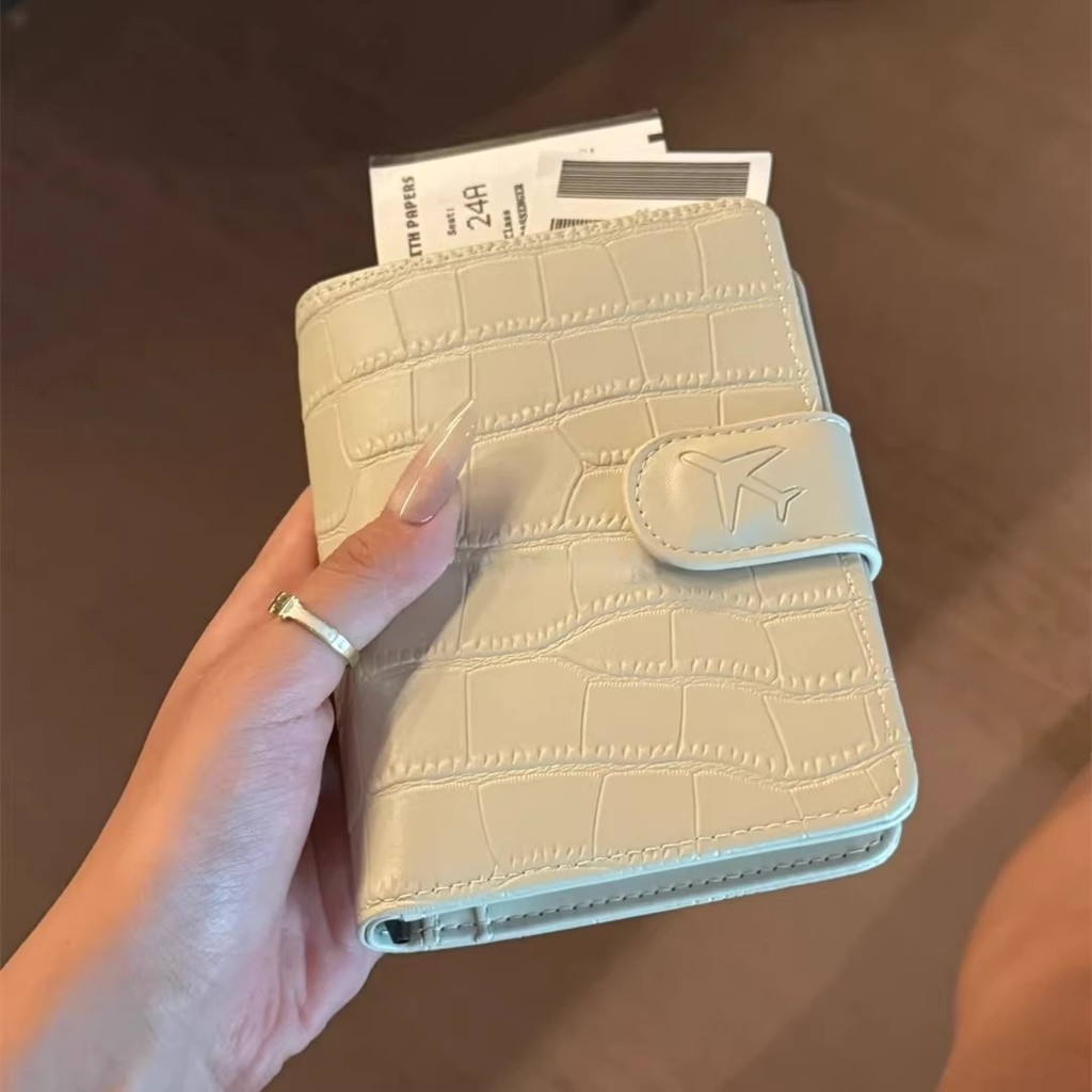เกาหลีที่เรียบง่ายมัลติฟังก์ชั่ผู้ถือหนังสือเดินทางหนังเดินทางเอกสารผู้ถือบัตรหลายบัตรสล็อตเดินทางเอกสารหนังสือ ต่อปี0ข