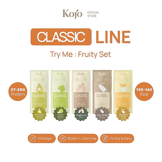 Kojo Classic : Try Me Set เซ็ท 5 ซอง Plant-Based Protein สูตรใหม่ Hydrolyzed Pea Protein