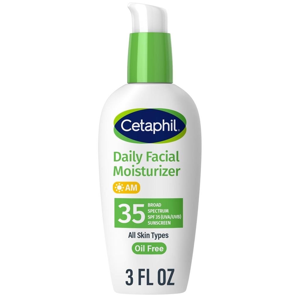 Setaphir Facial Moisturizer, Daily Oil-Free Facial Moisturizer, ประกอบด้วย SPF35, เหมาะสําหรับผิวแห้