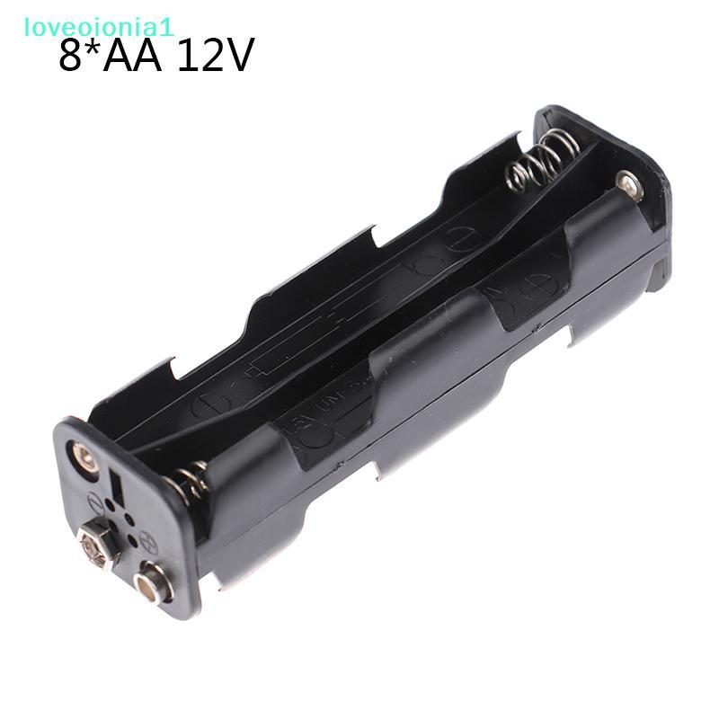 loveoionia1 Long Strip Type 8 X AA Battery Case Holder 12V Ba To Ba Battery Storage Box IA
